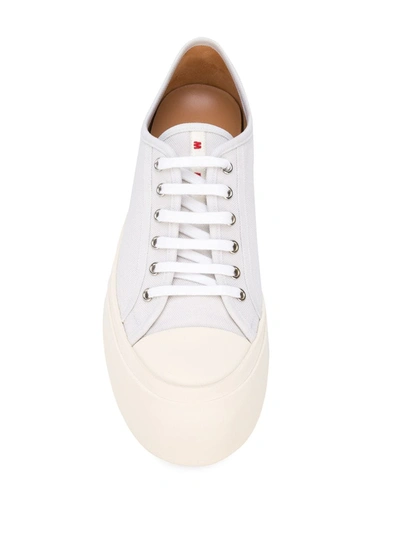 Shop Marni Pablo Low-top Sneakers In White