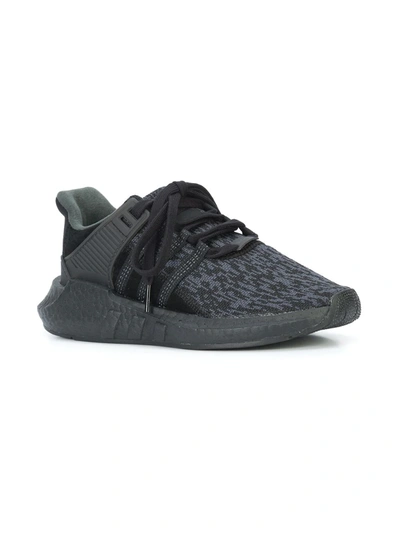 Adidas Originals Adidas Men's Eqt Boost Support 93/17 Casual Sneakers From Finish Line In Black