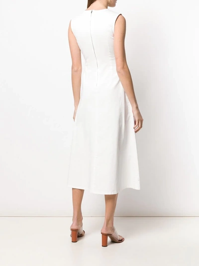 Shop Stella Mccartney Cut-out Detail Dress In White