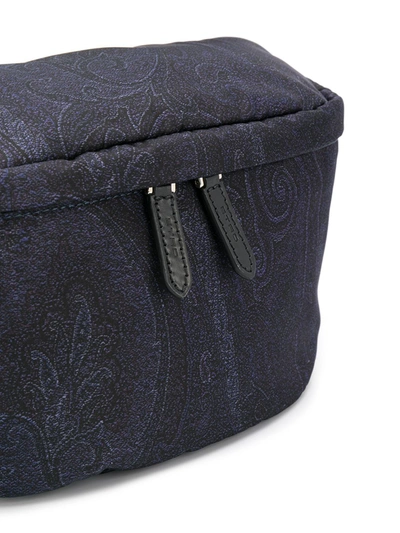Shop Etro Paisley Print Belt Bag In Blue