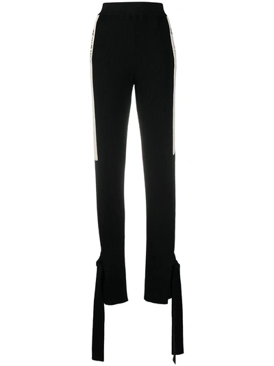 Off-white Side Stripe-detail Track Pants In Black