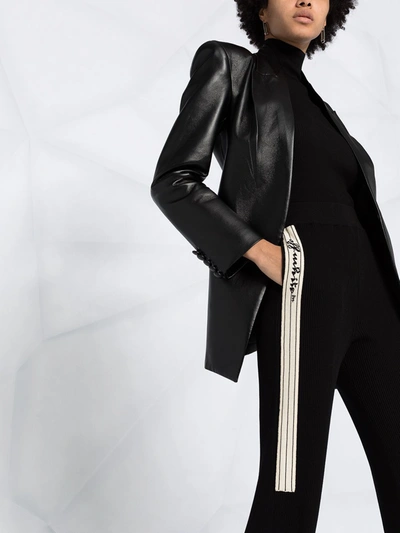 Off-white Side Stripe-detail Track Pants In Black