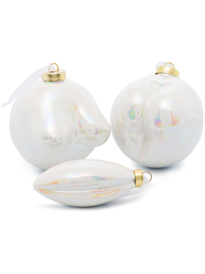 Shop Anissa Kermiche Three-set Baubles In White