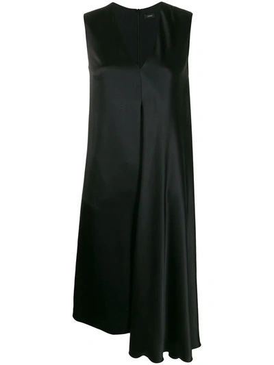 Shop Joseph Carrol Double Face Shift Dress In Black