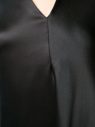Joseph Carrol Double Face Shift Dress In Black