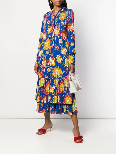 La Doublej Good Witch Midi Dress In Blue