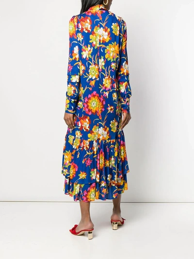 La Doublej Good Witch Midi Dress In Blue