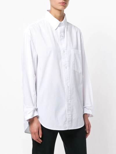 Shop Citizens Of Humanity Buttoned Sleeves Shirt In White