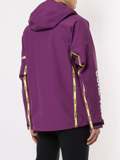 Shop Palace Gore-tex Zip-up Jacket In Purple