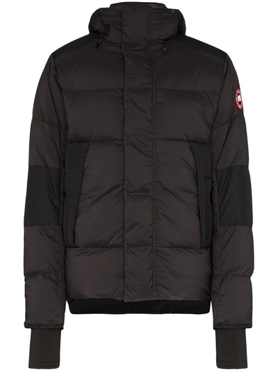 Shop Canada Goose Armstrong Hooded Puffa Jacket In Black