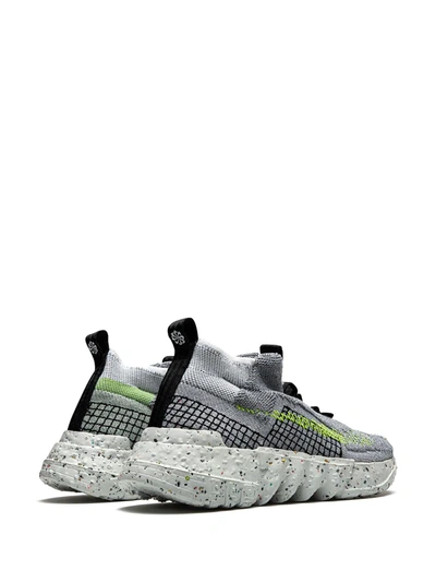 Shop Nike Space Hippie 02 "grey Volt" Sneakers