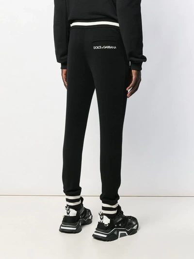 Shop Dolce & Gabbana Track Pants In Black