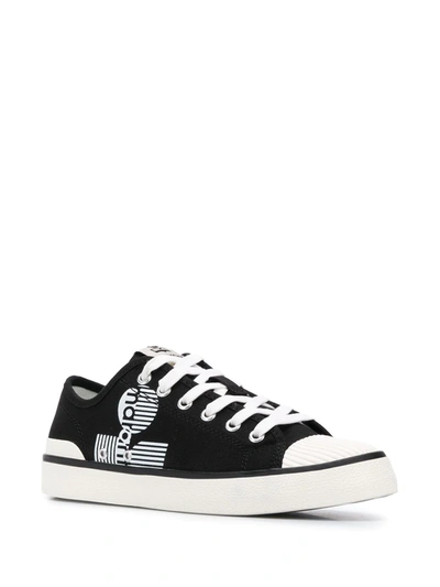 Shop Isabel Marant Graphic Print Basketball Sneakers In Black