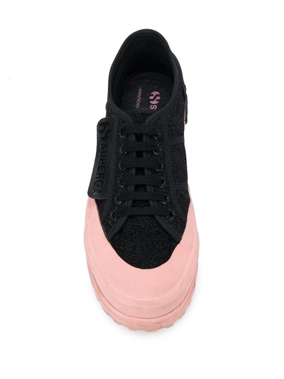 Shop Marco De Vincenzo X Superga Alpina H2 Sneakers In Black