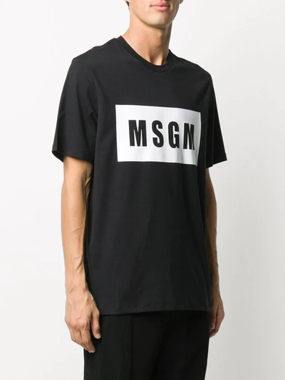 Msgm Cotton T-shirt In Black