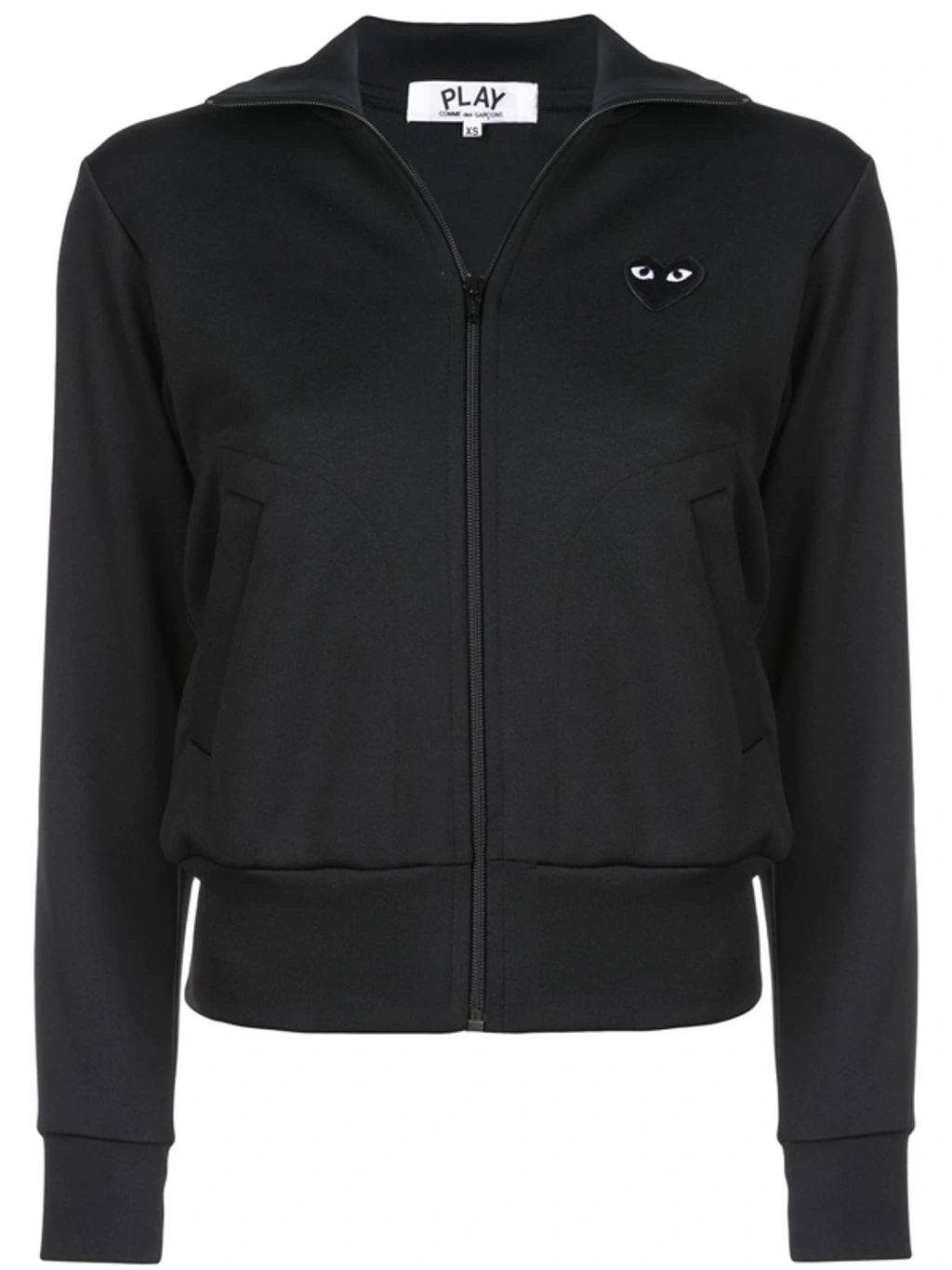 美品PLAY COMME des GARÇONS ブラックジャージ XXL Comme Des Garçons Play ハートプリント トラックジャケット