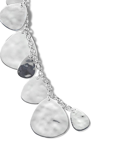 Shop Ippolita Crinkle Linear Earrings In Silver