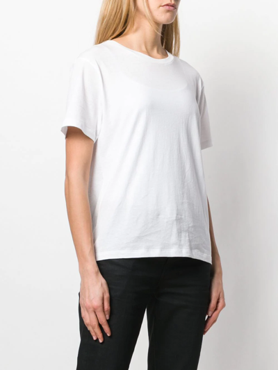 Shop Saint Laurent Classic T-shirt In White