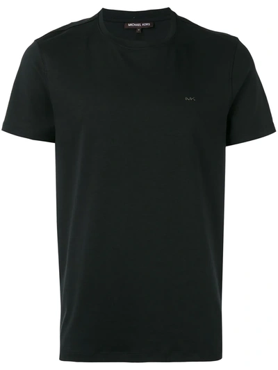 Shop Michael Kors Logo Stud T-shirt In Black