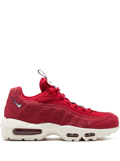 span wrist reaction Nike Air Max 95 Prm Sneakers In Red | ModeSens