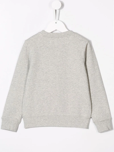 Shop Calvin Klein Logo Jumper In Grey