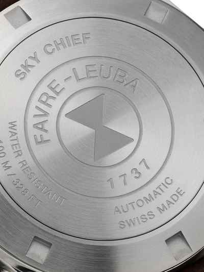 Shop Favre Leuba Sky Chief Chronograph 43mm In Grey