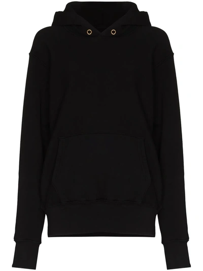 Shop Les Tien Hooded Long-sleeve Sweatshirt In Black