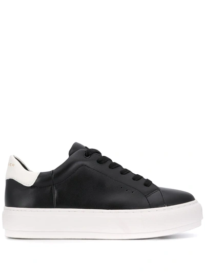 Shop Kurt Geiger Laney Low-top Platform Sneakers In Black