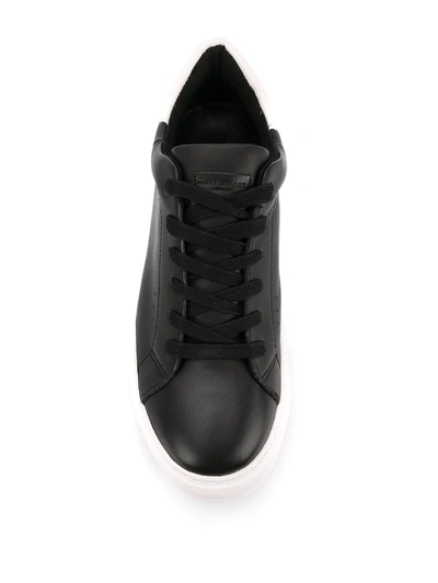 Shop Kurt Geiger Laney Low-top Platform Sneakers In Black