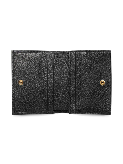 Shop Gucci Gg Marmont Card Case Wallet In Black