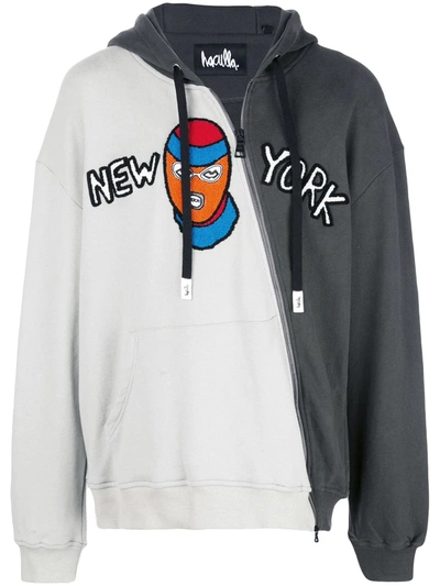 Shop Haculla New York Divergence Hoodie In Grey