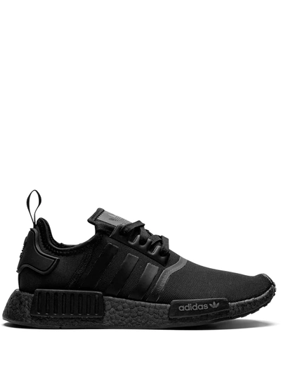 Shop Adidas Originals Nmd R1 "triple Black" Sneakers