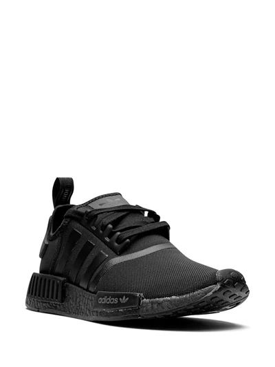 Shop Adidas Originals Nmd R1 "triple Black" Sneakers