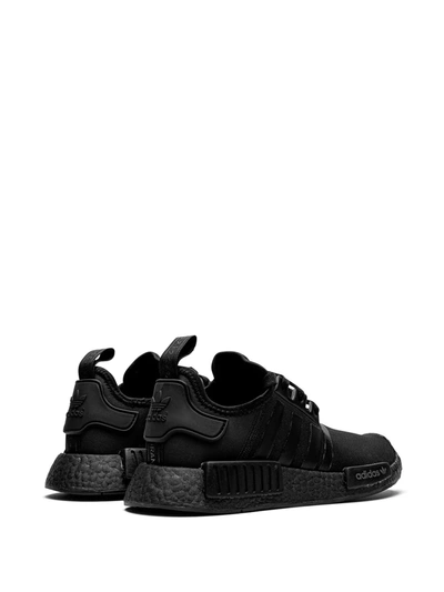 Shop Adidas Originals Nmd R1 "triple Black" Sneakers