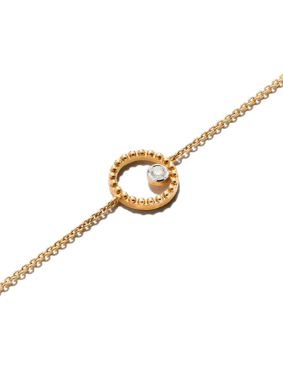 Shop As29 18kt Yellow Gold Mye Round Beading Diamond Bracelet