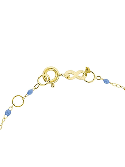 Shop Gigi Clozeau 18kt Yellow Gold Classic Gigi Bracelet In Yg/sky