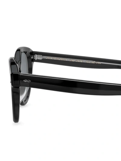 Shop Oliver Peoples Cary Grant Sunglasses In Black