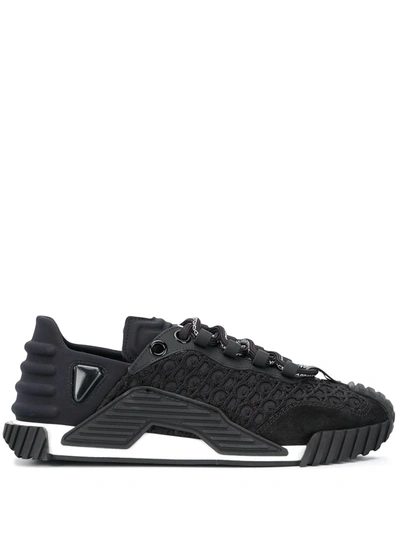 Shop Dolce & Gabbana Ns1 Low-top Sneakers In Black