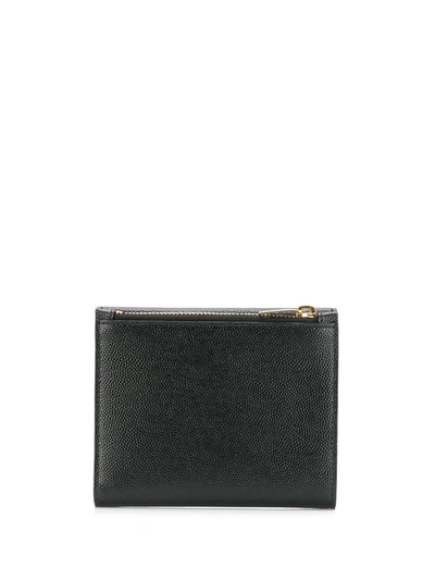 Shop Saint Laurent Uptown Compact Wallet In Black