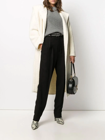 Shop Isabel Marant Pleated Tailored Trousers In Black