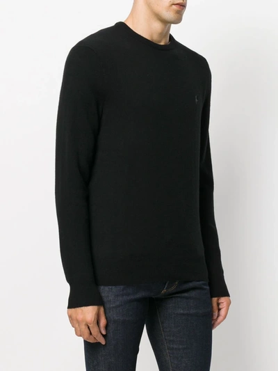 Shop Polo Ralph Lauren Crew Neck Sweatshirt In Black
