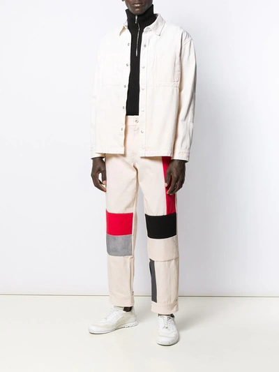 DIESEL RED TAG COLOUR BLOCK TROUSERS - 大地色