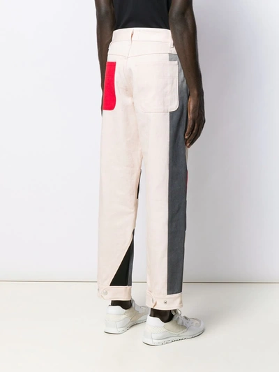 DIESEL RED TAG COLOUR BLOCK TROUSERS - 大地色