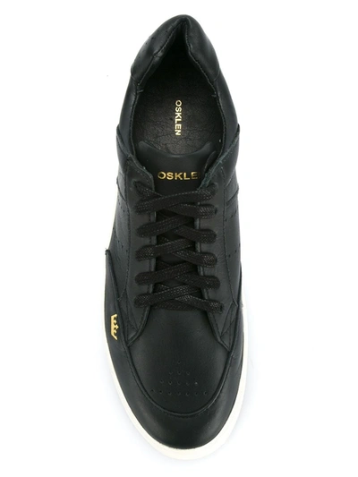 Shop Osklen Panelled Sneakers In Black