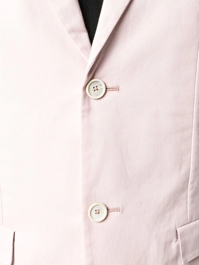 Pre-owned Jil Sander Vintage 古着拼色直筒西装夹克 - 粉色 In Pink