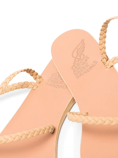 Shop Ancient Greek Sandals Eleftheria Braided Sandals In Neutrals