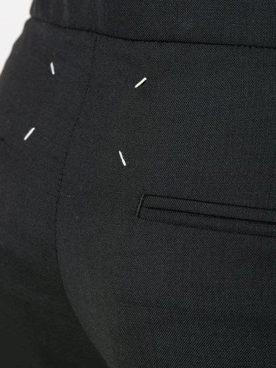 Maison Margiela Four Stitch Detail Tailored Trousers In Black