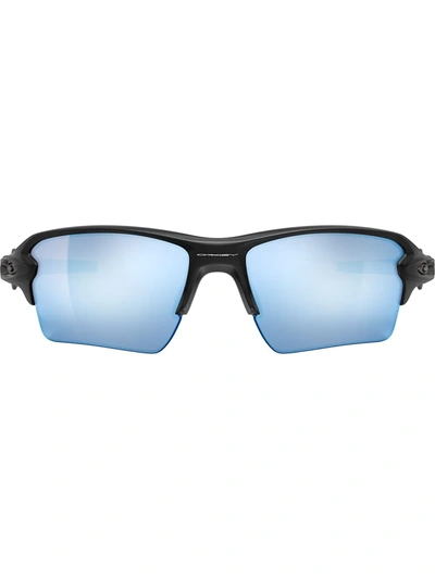 Shop Oakley Flak 2.0 Xl Square-frame Sunglasses In Black
