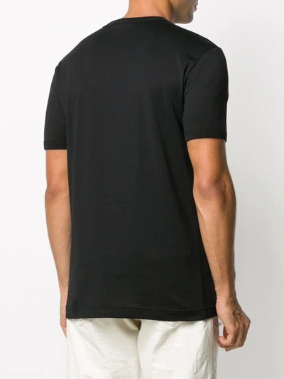 Dolce & Gabbana Crown And Bee Embroidered Crew Neck T-shirt In Black