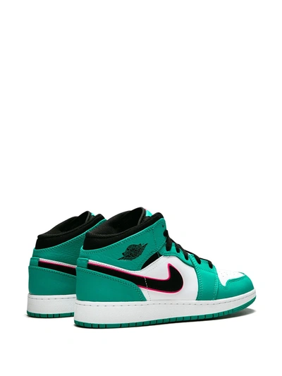 Shop Jordan Air  1 Mid Se Sneakers In Green